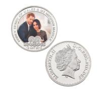 ZFJHALOEP Monedas conmemorativas Insignia Conmemorativa del Príncipe Harry Artesanía en Metal Colección de Monedas de Recuerdo Insignia