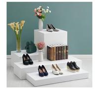 Zfmnoyev 1 Elevador De Exhibición Cúbico, Base De Plataforma para Maniquíes, Pedestales Decorativos Apilables, para Exhibición En Casa, para Maquetas, Joyería, Ropa, Tiendas(40x40x50cm/16x16x20in)