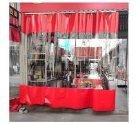 Zfmnoyev Cortina De Vinilo para Exteriores con Panel De Lona Transparente, Cortinas Divisorias De Garaje con Ojales, De Enrollado Rápido Y Fácil De Limpiar, para Pérgolas De Talleres(3x3m/9.8x9.8ft)