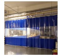 Zfmnoyev Cortinas Divisorias De Garaje, Paneles De Vinilo Industriales, Lona Transparente, Cortina Divisoria Resistente E Impermeable para Lavado De Autos(4x5m/13.1x16.4ft)