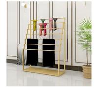 Zfmnoyev Exhibidor De Bufandas De Pie De 7 Niveles, Organizador Comercial De Metal Resistente para Edredones Y Mantas, Perchero para Corbatas, Toallas, Pantalones, Cinturones Y Chales(120x40x155 cm)