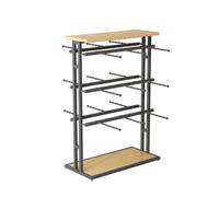 Zfmnoyev Expositor Comercial para Ropa Interior, Sujetadores, Trajes De Baño, Calcetines Y Joyas. Perchero Metálico De Altura Ajustable. Perchero Organizador De Suelo con Ganchos(Black,100x45x135 cm)