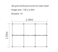 Zfmnoyev Expositor Portátil Emergente, Marco De Stand con Tensión, Marco Plegable para Stand De Feria, para Conciertos, Fiestas Y Fondos De Pared Exclusivos(2.3x1.5m)