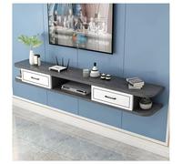 Zfmnoyev Soporte De Pared para TV, Consola Multimedia, Estantes Flotantes para Guardar Debajo del Televisor, Estante Multifunción para Sala De Estar Y Oficina(Grey,240x22x18cm/94x9x7in)