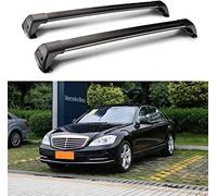 ZFSMHLH Baca de Coche para Mercedes Benz S Class W221 2006-2018, AluminioBarras de Techo, Baca Portaequipajes de Coche, Transportar Equipaje Accesorios Coche,Black