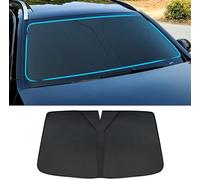 ZFSMHLH Parasol Coche Delantero para Audi A6 C7 Avant 2011 2012 2013 2014 2015 2016 2017 2018, Parasol Tapa Sol Coche Delantera Quitasol Coche Parasol Plegable Bloquea el UV Accesorios,Black