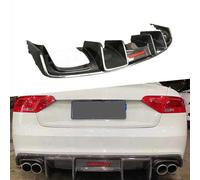 ZFTAP Difusor del Parachoques Trasero del Coche para Audi A5 Sline S5 2013 2014 2015 2016, Anticolisión Protector ala Difusor De Labios Kit Carrocería Coche
