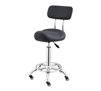 ZFUCMAYL Silla De Montar con Pedal, Taburete Ergonómico Móvil, Taburete Elevable con Respaldo, Ideal For Casa, Oficina, Salón, Tienda, Capacidad De Carga 330 Lbs(Color 1)