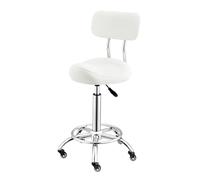 ZFUCMAYL Silla De Montar con Pedal, Taburete Ergonómico Móvil, Taburete Elevable con Respaldo, Ideal For Casa, Oficina, Salón, Tienda, Capacidad De Carga 330 Lbs(Color 2)