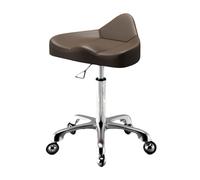 ZFUCMAYL Silla De Montar con Respaldo, Taburete Elevable con Ruedas De Aleación, Taburete Ergonómico Giratorio For Peluquería, For Casa, Oficina Y Salón De Belleza.(Color 2)