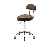 ZFUCMAYL Silla De Montar, Taburete Ergonómico con Ruedas, Taburete Elevable con Respaldo, Capacidad De Carga De 75 Kg,Ideal For Casa,Oficina,salón De Belleza Y Tienda(Color 3)