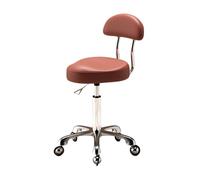 ZFUCMAYL Silla De Montar, Taburete Ergonómico con Ruedas, Taburete Elevable con Respaldo, Ideal For Casa, Oficina, Salón, Tienda, Capacidad De Carga 165 Lbs(Color 1)