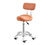 ZFUCMAYL Taburete Ergonómico Elevable con Respaldo Y Giro De 360°, Capacidad De Carga De 150 Kg, For Casa, Oficina, Salón Y Tienda.(Color 4)