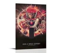 ZFXYSCFC Póster decorativo para pared, diseño de películas y series de televisión de 2001 A Space OdysseyPopular Classics (50 x 75 cm), estilo marco