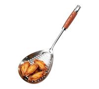 Zfyauhm Skimmer - Herramienta de extracción de de acero inoxidable, para cocineros aficionados y profesionales, adecuado para pollo asado, Wan Tan, patatas fritas, albóndigas