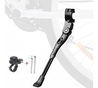 ZFYQ Pata de Cabra para Bicicleta, Soporte Ajustable de Aluminio, Caballete Lateral para Bici con Llave Hexagonal y Altura Ajustable