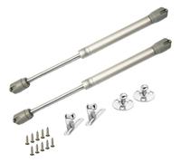 ZFYQ Pistones a Gas, 2 Piezas Amortiguador de Gas 200 N, Bisagras Resorte para Muebles Cocina, Armario, Cajas, Caravana, con Tornillos