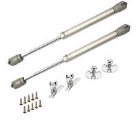 ZFYQ Pistones a Gas, 2 Piezas Amortiguador de Gas para Puertas Elevables 100N/10kg, Muelles de Gas, Bisagras Resorte para Muebles Cocina, Armario, Cajas, Caravana, con Tornillos