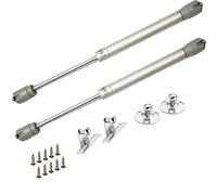 ZFYQ Pistones a Gas, 2 Piezas Amortiguador de Gas para Puertas Elevables 80N/8kg, Muelles de Gas, Bisagras Resorte para Muebles Cocina, Armario, Cajas, Caravana, con Tornillos