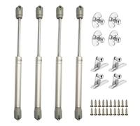 ZFYQ Pistones a Gas, 4 Piezas Amortiguador de Gas para Puertas Elevables 150N/15kg, Muelles de Gas, Bisagras Resorte para Muebles Cocina, Armario, Cajas, Caravana, con Tornillos