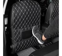 ZFYXZ Alfombrillas antipatadas para Asiento de Coche para BYD Seal EV 2022 2023,Protector de Espalda de Cuero para Coche, Almohadillas antipatadas,A 1Pc