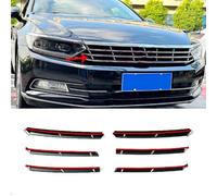 ZFYXZ para VW Passat B8 2015-2019, Tira Decorativa cromada de Parrilla Delantera en los Accesorios del Coche de la Parrilla Delantera