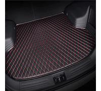 ZFZFC Coche Alfombrillas Maletero Cuero para Mercedes-Benz GLA 2020 2021 2022 2023 2024 2025, Alfombra Protectora Bandeja Forro Impermeable Antideslizante Interior Accesorios,A-Black+Red