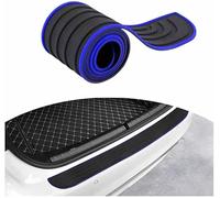 ZFZFC Coche Tiras Protectoras Parachoques Trasero para Dodge Collar 2007-2013 2019 2021 2022 2023 2024 2025, Goma Pegatina de Umbral Maletero Antiarañazos Proteger Accesorios,90cm*7cm-Black Blue