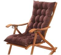 ZGantrix Cojín Reclinable para Tumbona, Cojines para Silla Mecedora, Exterior Reclinable Colchoneta Tumbona,Cómodo Cojín de Sofá para Jardín, Piscina, Playa, Terraza y Balcón,110x55x8cm E