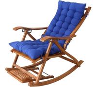 ZGantrix Cojín Reclinable para Tumbona, Cojines para Silla Mecedora, Exterior Reclinable Colchoneta Tumbona,Cómodo Cojín de Sofá para Jardín, Piscina, Playa, Terraza y Balcón,120x48x8cm G