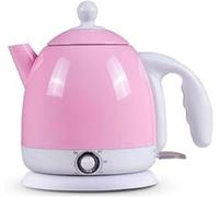 ZGBQHQN Aislamiento térmico hervidor de Agua eléctrica Caldera calefacción de Calentador de Acero Inoxidable 1L Mini Viajero Tetera Calentador de Leche (Color: Rosa) esperanzador