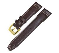 ZGBQHQN Banda de reloj de cuero genuino para IWC Mark XVIII Le Petit Prince Pilot's Watch 20 mm 21 mm 22 mm Cow Wide Strap