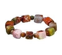 ZGBQHQN Decoración del hogar Cristal Natural Vieja Vieja Salt Yuan Margar Phoenix Peony Peony Peony Hands Crystal Stone Full of Texture (Color: Aproximadamente 34.31g)