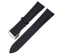 ZGBQHQN Para Omega Seamaster 300 AT150 Corcha de nylon 19 mm 20 mm 22 mm 22 mm de bandas de cuero de cuero