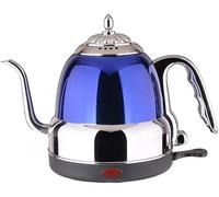 ZGBQHQN Pot de hervidor eléctrico eléctrico de Acero Inoxidable Pot de Boca Larga Automática de 1.2l@Gold Presente
