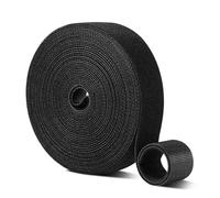 ZGCE Bridas Reutilizables para Cables,Ajustables de Nylon Sujetacables Reutilizables de 3m x 1.2cm, Bridas Negras para Organizador Management de Cables para Oficina, Hogar, Jardín y Más(Negro)