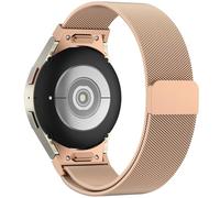 ZGCE Samsung Watch Armband für Samsung Galaxy Watch 7 6 5 4 Armband 44mm 40mm / 6 Classic 47mm 43m / 5 Pro/ 4 Classic/FE, keine Lücke ein klick Verbindung Metall Edelstahl Ersatzarmband Damen Herren