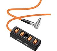 ZGCINE Adaptador Divisor de Puerto Lemo de 2-PIN Macho a 4-D-TAP (LM-P4)