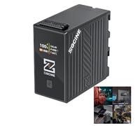 ZGCINE BT-NPF970 - Batería de repuesto para NP-F970 (70 Wh con USB-C PD 36 W, salida D-Tap regulada, indicador OLED y salida de 8,4 V/10 A BP para cámaras, luces LED y producción de películas)