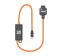 ZGCINE Cable de carga DT-PD D-Tap a USB-C PD | Cargador de montaje en V de 2 vías con cable de alimentación trenzado para baterías de montaje en V, cámaras sin espejo