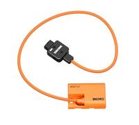 ZGCINE D-Tap a LPE6P - Batería ficticia para Canon EOS R5 Mark II / R6 Mark II - Con conector D-Tap giratorio de 180°, conector de ángulo Lemo de 2 pines e indicador LED, para montaje en V y fuente de