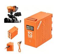 ZGCINE NP-F970 Battery, 9600mAh BT-NPF970 Battery,PD 36W Fast Charging,3H Fully Charged,OLED/USB C/D-TAP,for Sony FX3/A7 IV/A7V, for Canon R5 Mark II/R6, for Nikon Z8/ZR,for LED Light, Monitor(Orange)