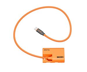 ZGCINE PD-LPE6P cable de alimentación USB-C PD a batería ficticia Canon LP-E6P