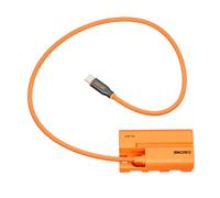 ZGCINE PD-NPF Dummy Battery, cable de 60 cm | Para cámaras electrónicas, salida de 8,4 V/3 A, nailon trenzado, para grabación de vídeo