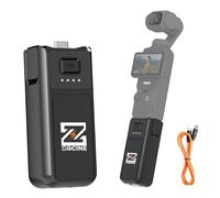 ZGCINE PK-H01 Mango de Batería para dji OSMO Pocket 4 y 3, 7.7V/1600mAh (1 Carga Completa), Carga Rápida PD 17W, Grip con Rosca 1/4" + Orificio Arri