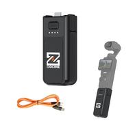 ZGCINE PK-H01S Battery Grip for dji OSMO Pocket 3 for Xtra Muse,12.32Wh 3200mAH 3.85V Mini Pocket3 Battery Handle Replaced,Fast Charging,Reserved 1/4”Thread,Charge and Stop Anytime