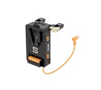 ZGCINE Placa de Batería de Liberación Rápida VM VP5 con Puerto BPU, USB-C D-TAP para Accesorios de Cámara para FX6
