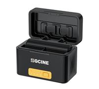 ZGCINE PS-OM1 - Caja de carga para cámara de acción Osmo Action 3/4/5 Pro/6/360 6400 mAh batería cargador con función de banco de energía, doble ranura de carga rápida, USB-C PD Fast Charge