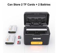 ZGCINE SONY BX1 Battery Charging Case (2-bit NO battery)