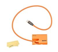 ZGCINE USB-C PD a LPE6 Cable de batería ficticia para Canon EOS 5D II 5D III 5D IV 6D 6D II 7D 7DII 60D 70D 80D 90D XC10 R R5 R6 R5C R7 R6 II- 60CM/1.97FT